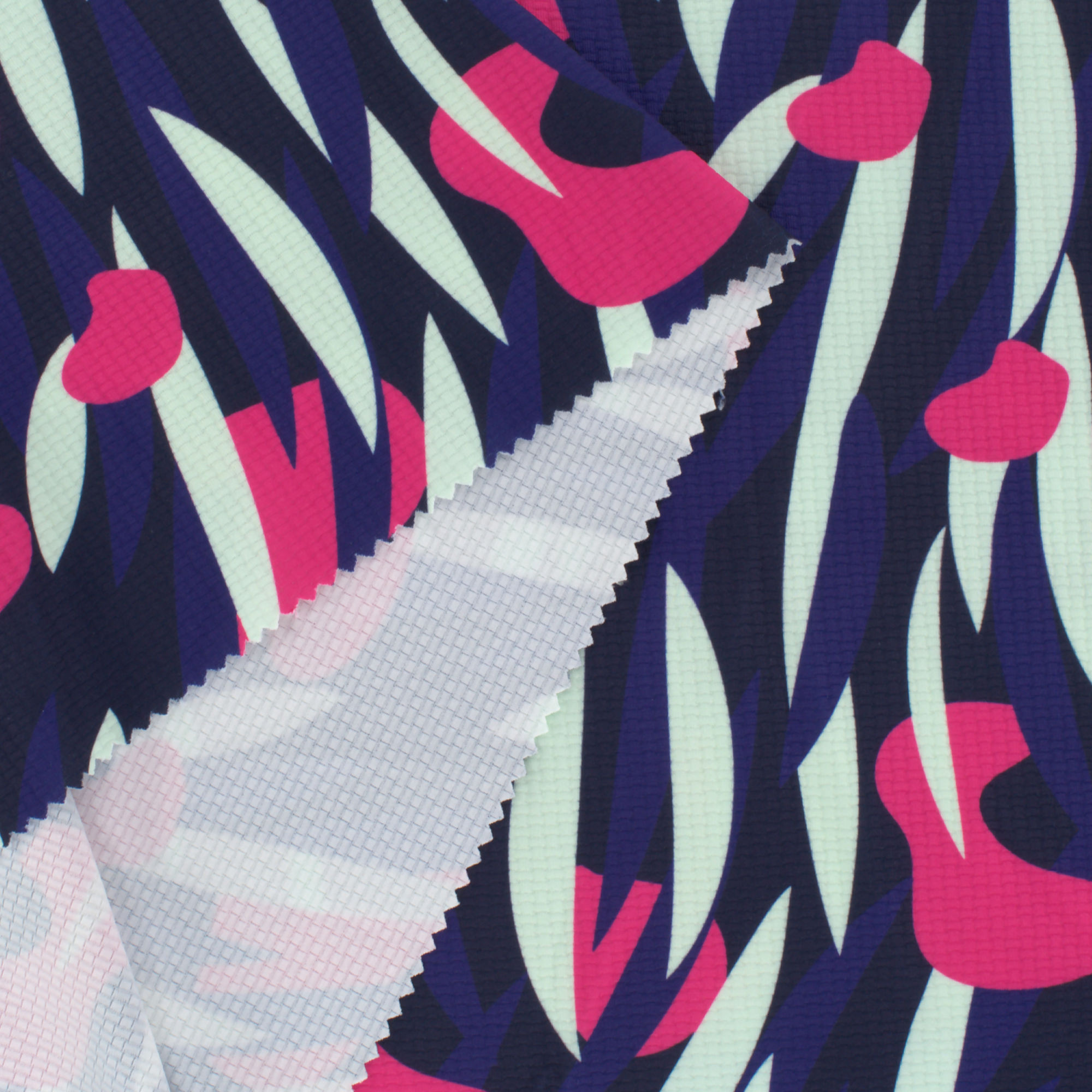 polyester and spandex