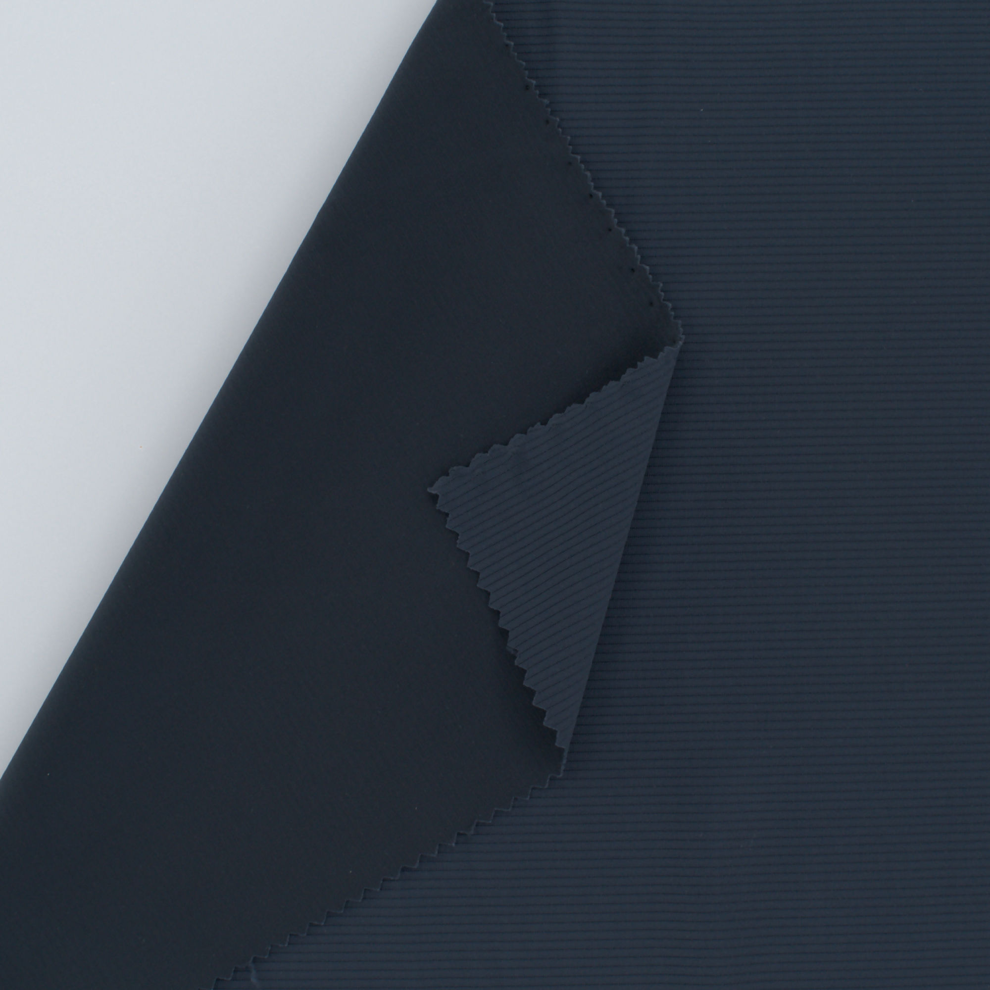 striped rib knitting fabric